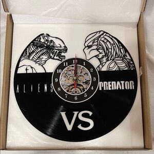 Aliens vs Predator Vinyl Wall Clock